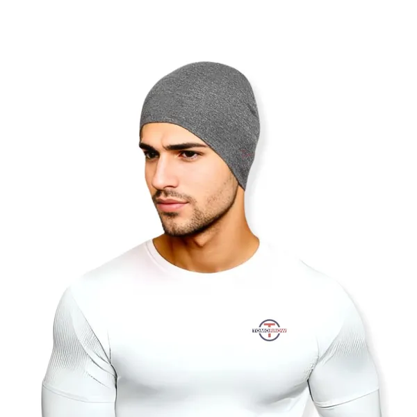 Charcoal_Cotton_Helmet_Compatible_Beanie_Slouchy