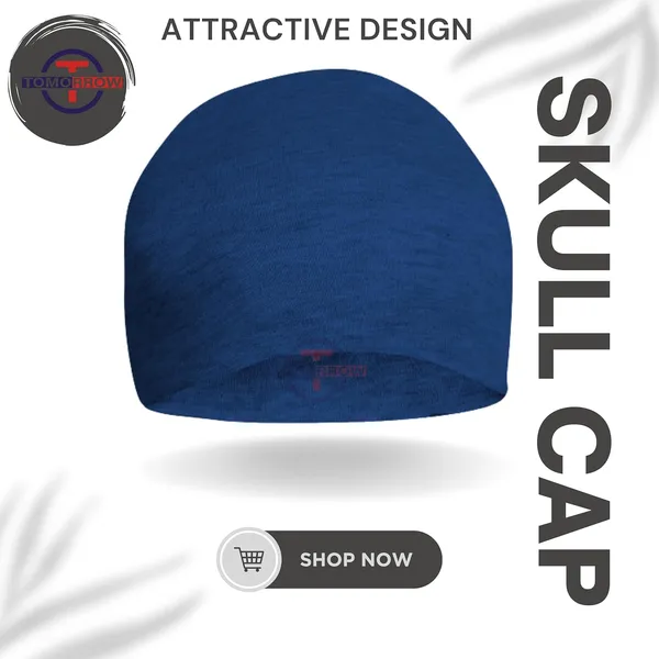 Navy_Cotton_Helmet_Compatible_Beanie_Slouchy