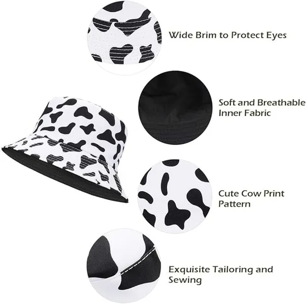 Black_Cotton_Wide_Brim_Floppy_Summer_Beach_Fisherman_Packable_Caps_For_Women