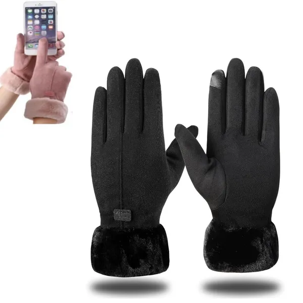 Black_Cold_Weather_Windproof_Covered_Finger_Faux_Fur_On_The_Inner_Gloves_For_Women