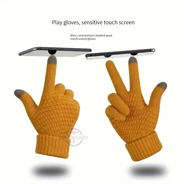 Pink_Unisex_Warm_Stretch_Knitted_Wool_Mittens_With_Touch_Screen_Capability
