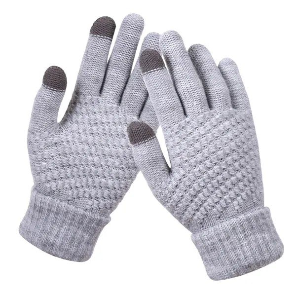 Silver_Unisex_Warm_Stretch_Knitted_Wool_Mittens_With_Touch_Screen_Capability