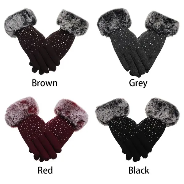 Charcoal_Cold_Weather_Windproof_Covered_Finger_Faux_Fur_On_The_Inner_Gloves_For_Women