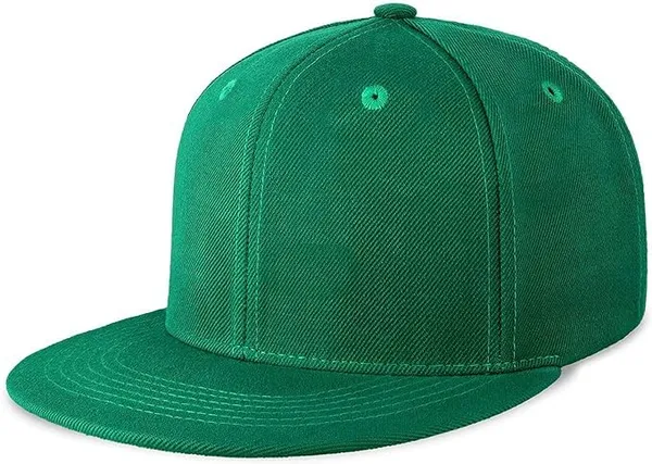 Green_Hip-Hop_Urban_Swagger_Stylish_Adjustable_Baseball_Hat_For_Men_&_Women