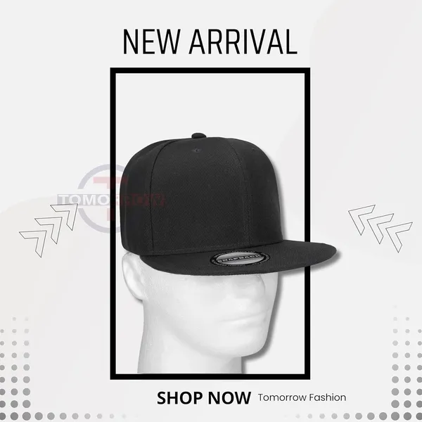 Black_Hip-Hop_Urban_Swagger_Stylish_Adjustable_Baseball_Hat_For_Men_&_Women