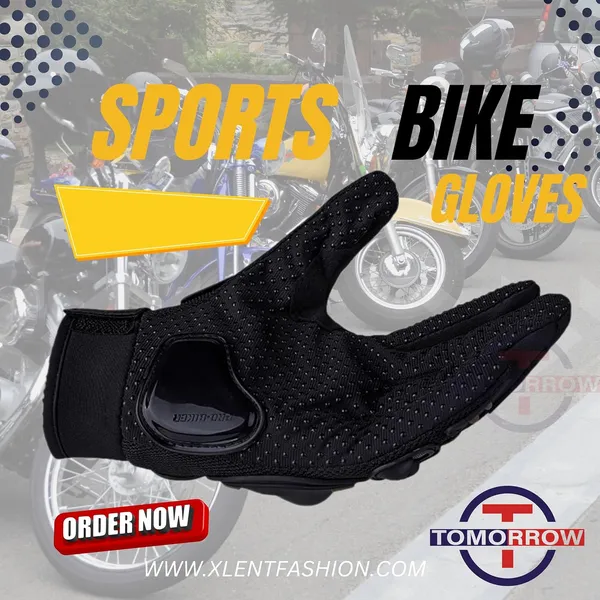 Black_Full_Finger_Pro-Biker_Racing_Gloves_For_Men_&_Women
