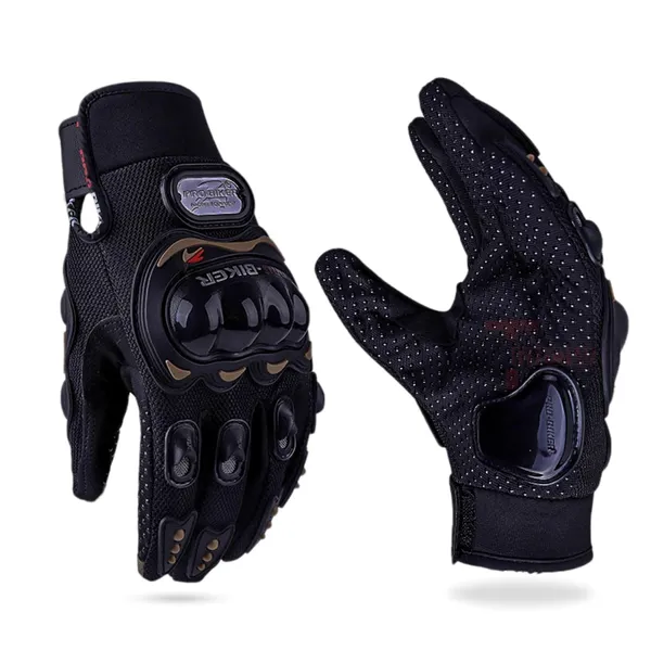 Black_Pro-Biker_Racing_Gloves_Full_Finger