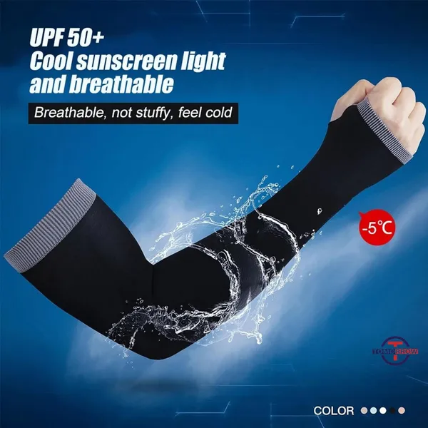 Black_Cotton_Bamboo_Blend_UV_Protection_Arm_Sleeves_For_Men