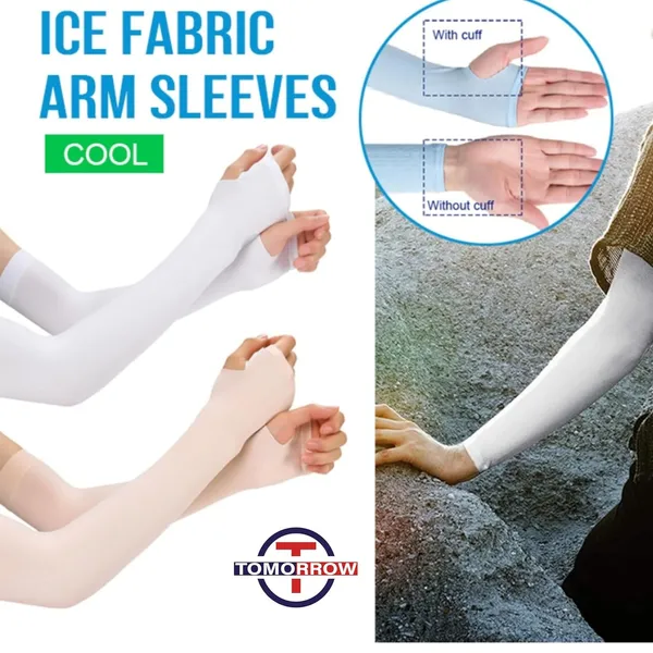 Black_Cotton_Bamboo_Blend_UV_Protection_Arm_Sleeves_For_Women
