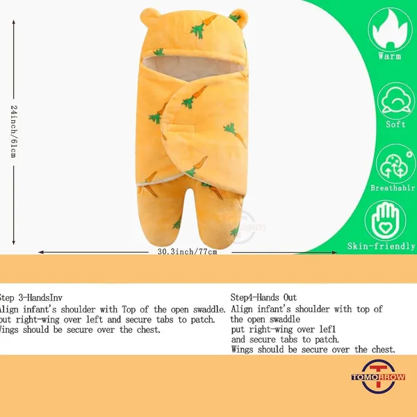 Carrot_Soft_Plush_Baby_Blanket_For_Newborns