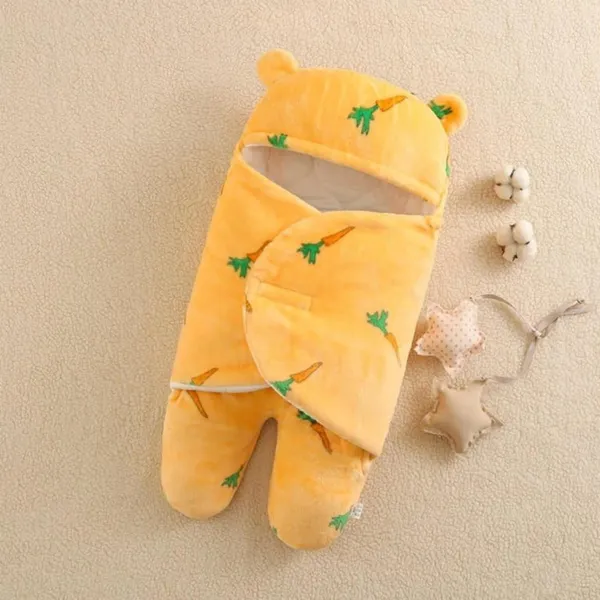 Carrot_Soft_Plush_Baby_Blanket_For_Newborns