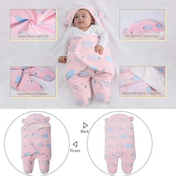 Pink_Soft_Plush_Baby_Blanket_For_Newborns