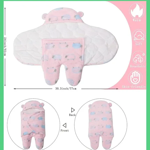 Pink_Soft_Plush_Baby_Blanket_For_Newborns