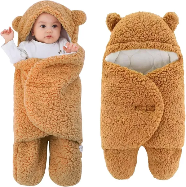 Camel_Bear_Plush_Receiving_Soft_Swaddles