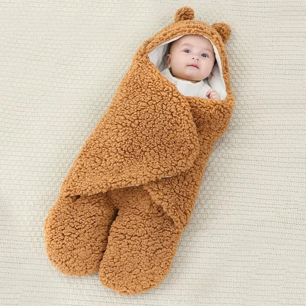 Camel_Bear_Plush_Receiving_Soft_Swaddles