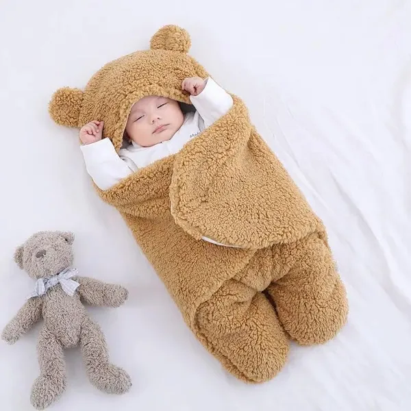 Camel_Bear_Plush_Receiving_Soft_Swaddles