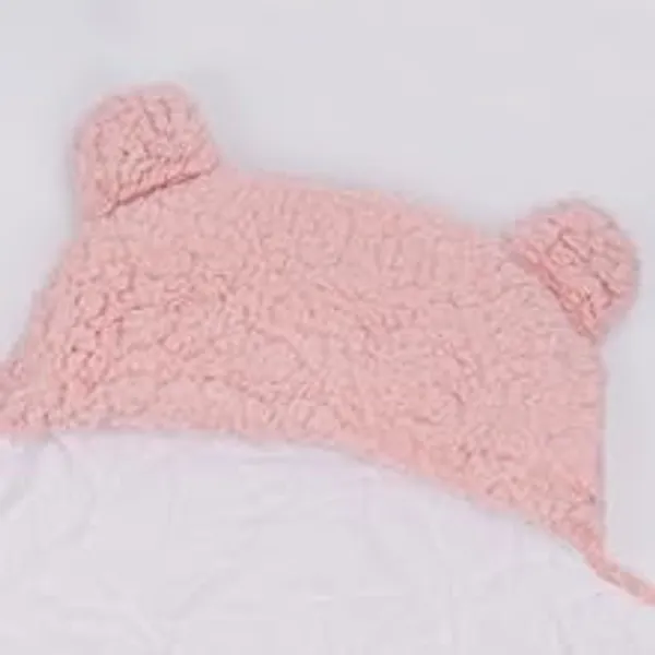 Pink_Bear_Plush_Receiving_Soft_Swaddles