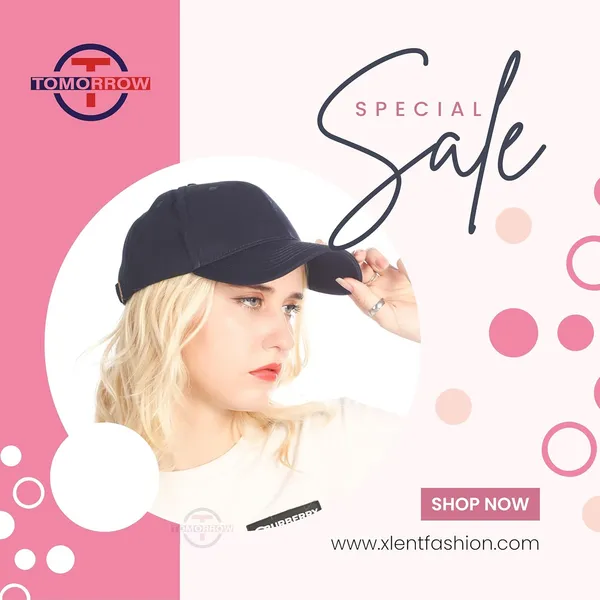 Black_Plain_Adjustable_Baseball_Caps_For_Womens