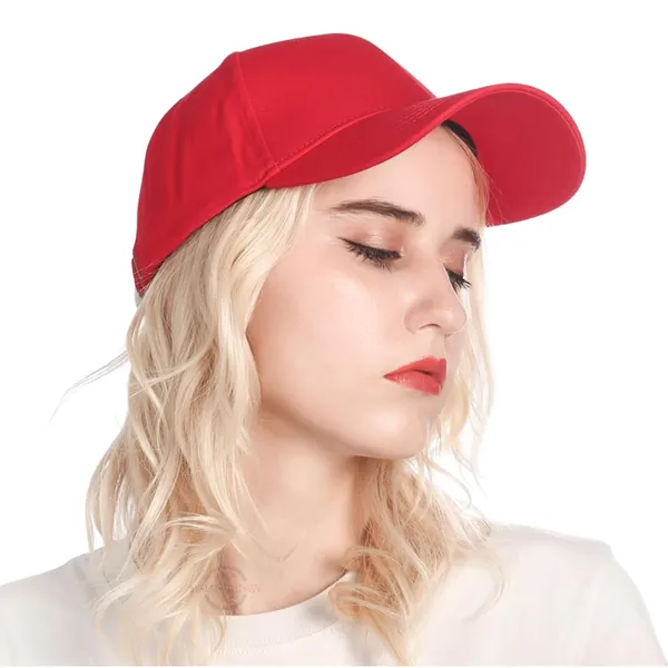 Red_Plain_Adjustable_Baseball_Caps_For_Womens