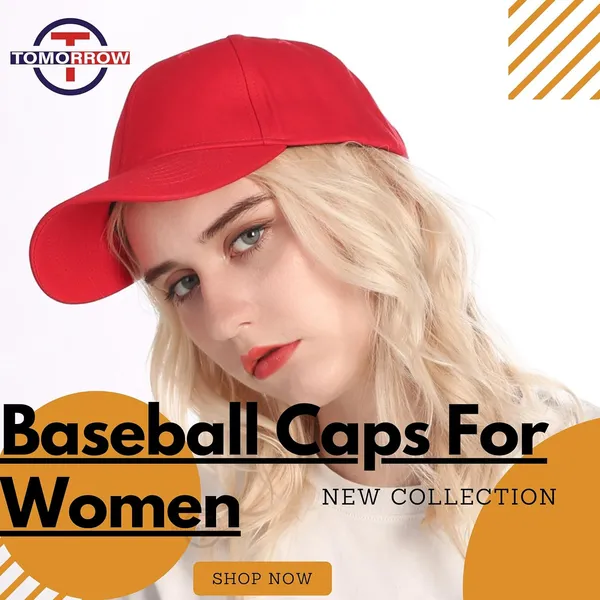 Red_Plain_Adjustable_Baseball_Caps_For_Womens