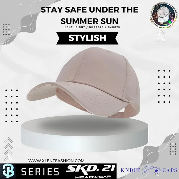 Pink_Plain_Adjustable_Baseball_Caps_For_Womens