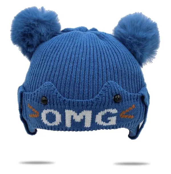 Blue_Unisex_Winter_Slouch_Hat_With_Pom_Pom
