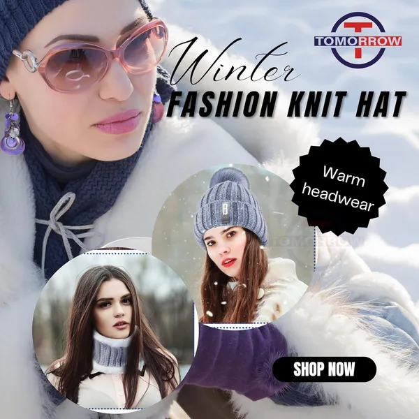 Silver_Warm_Headwear_With_Ear_&_Neck_Cover_Winter_Beanie_Hat_Scarf_Set_For_Women_&_Men