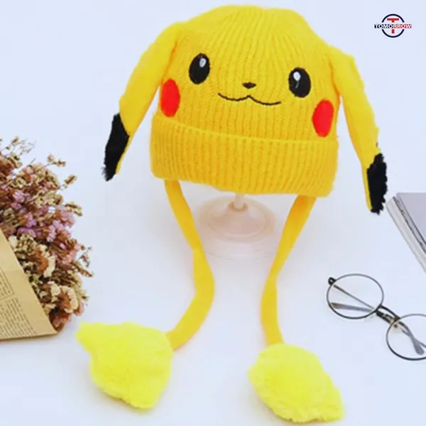 Yellow_Cute_Cartoon_Rabbit_Bunny_Hat_With_Moving_Ears
