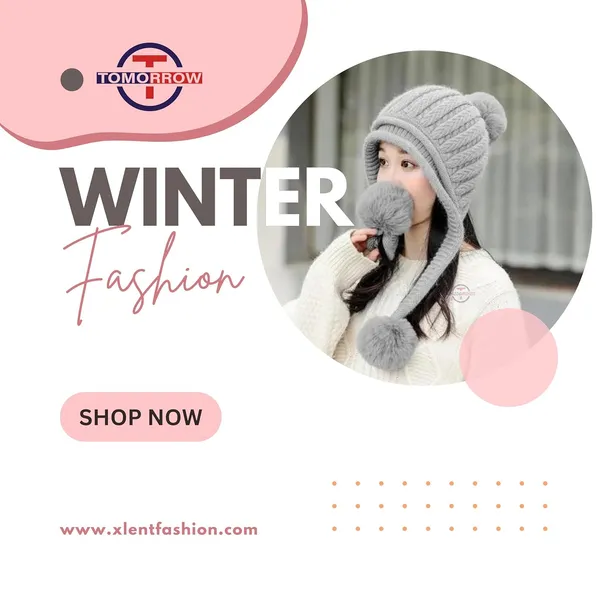 Grey_Ear_Protection_Winter_Beanie_For_Women