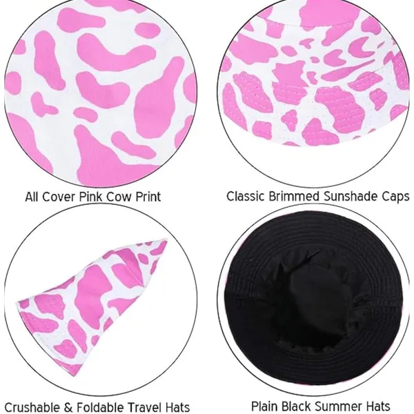 Pink_Cotton_Bucket_Fishermen_Beach_Cap