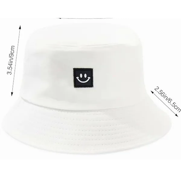 Black_Smiley_Bucket_Hat_For_Women_And_Men