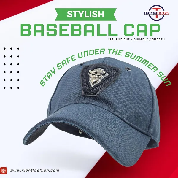 Grey_Premium_Cotton_Adjustable_Quick_Drying_Baseball_Cap_For_Men_And_Women