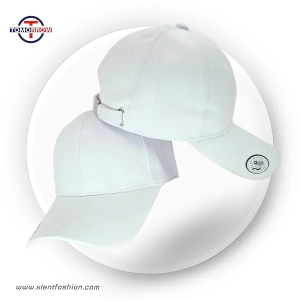 White_Premium_Cotton_Adjustable_Quick_Drying_Baseball_Cap_For_Men_And_Women