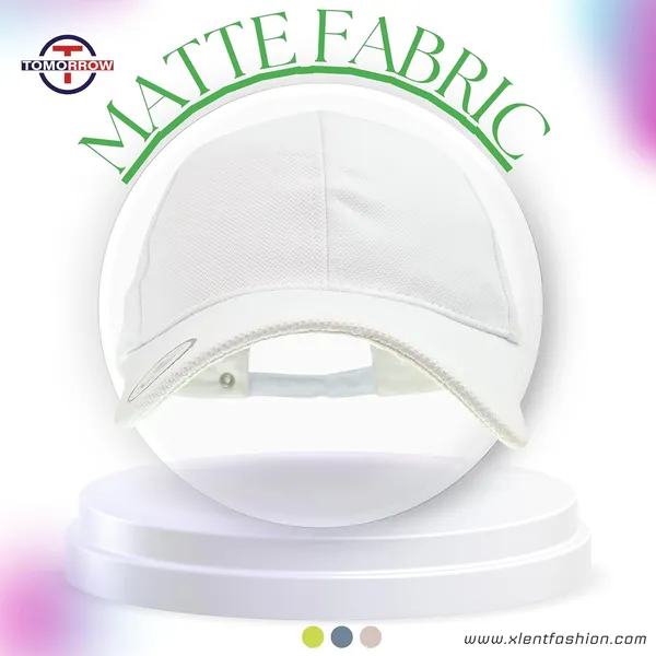 White_Premium_Cotton_Adjustable_Quick_Drying_Baseball_Cap_For_Men_And_Women