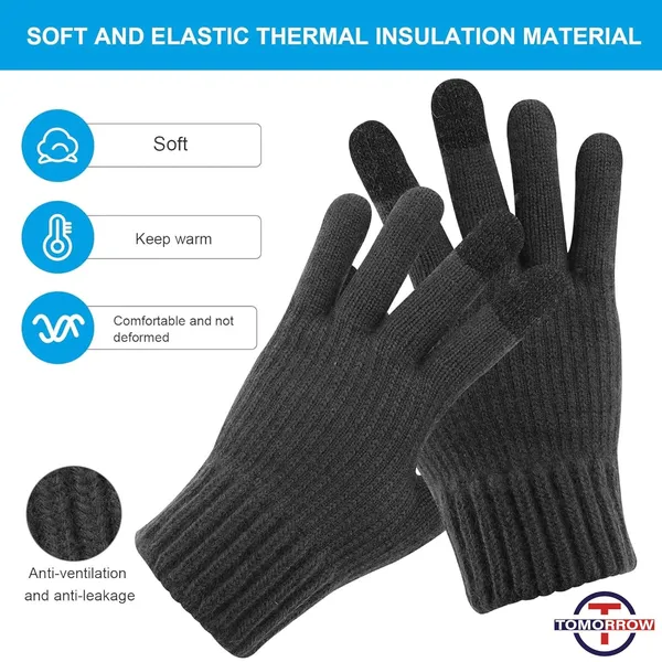 Grey_Touchscreen,_Knitted,_Elastic_Cuff,_Thermal,_Versatile_Winter_Gloves_For_Men_And_Women