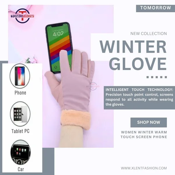 Black_Touchscreen_Compatibility_Fashionable_And_Warm_Gloves_For_Women_And_Girls