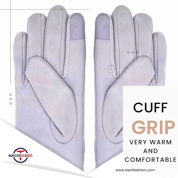 Grey_Touchscreen_Compatibility_Fashionable_And_Warm_Gloves_For_Women_And_Girls