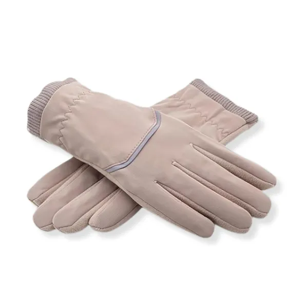 Khakhi_Touchscreen_Compatibility_Fashionable_And_Warm_Gloves_For_Women_And_Girls