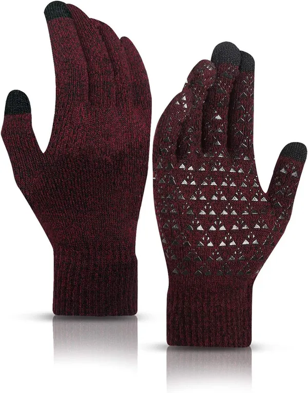 Maroon_Warm_Knit_Touchscreen_Gloves_Anti-Slip_Palm_Winter_Gloves_For_Men_And_Women