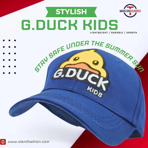 Blue_Duck_Embroidered_Baseball_Cap_For_For_Boys_And_Girls