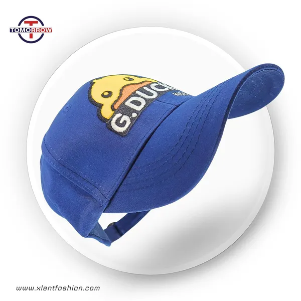 Blue_Duck_Embroidered_Baseball_Cap_For_For_Boys_And_Girls