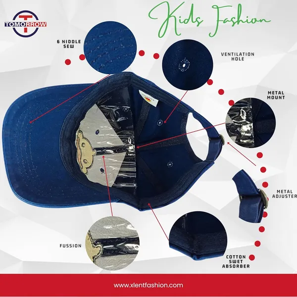 Blue_Duck_Embroidered_Baseball_Cap_For_For_Boys_And_Girls