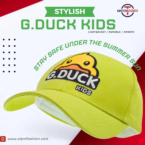 Yellow_Duck_Embroidered_Baseball_Cap_For_For_Boys_And_Girls