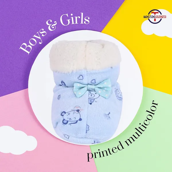 Sky_Ankle_Length,_Inner_Fleece,_Knot_Closure_Baby_Bootie_Shoes