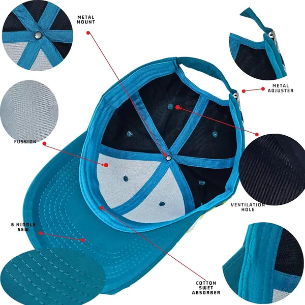 Green_Adjustable_Baseball_Cap_|_Unisex_Cotton_Snapback_Trucker_Hat_With_Sun_Protection