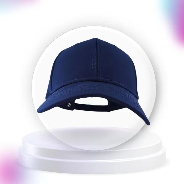 Navy_Adjustable_Baseball_Cap_|_Unisex_Cotton_Snapback_Trucker_Hat_With_Sun_Protection