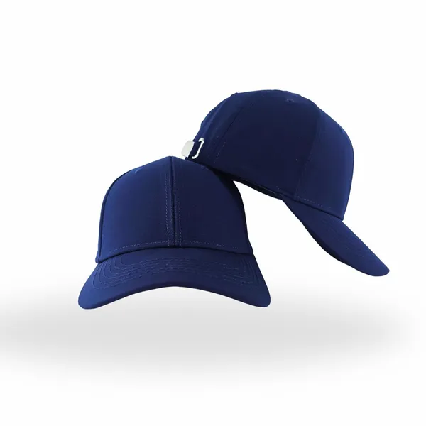 Navy_Adjustable_Baseball_Cap_|_Unisex_Cotton_Snapback_Trucker_Hat_With_Sun_Protection