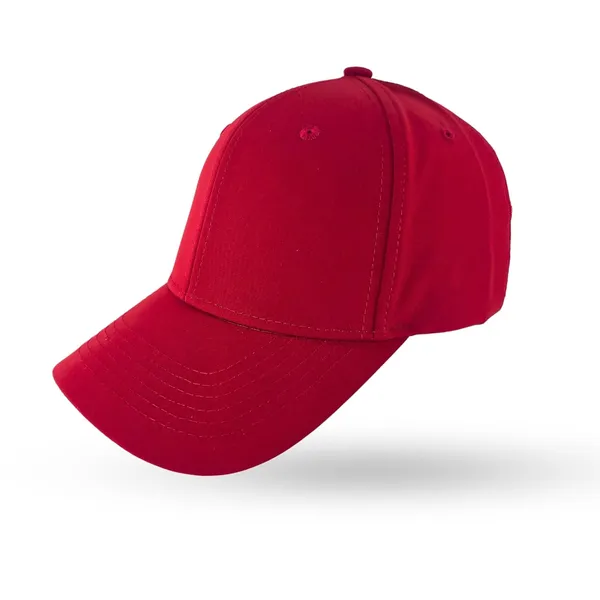 Red_Adjustable_Baseball_Cap_|_Unisex_Cotton_Snapback_Trucker_Hat_With_Sun_Protection
