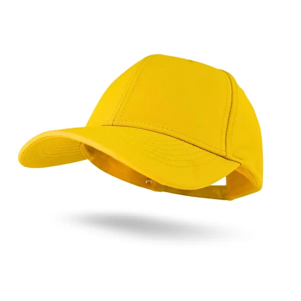 Yellow_Adjustable_Baseball_Cap_|_Unisex_Cotton_Snapback_Trucker_Hat_With_Sun_Protection