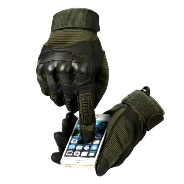 Green_Full-Finger_Knuckle_Protection_Touchscreen_Gloves_Tactical_Gloves_For_Men